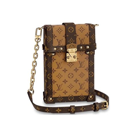 Pochette Trunk Verticale leather crossbody bag 